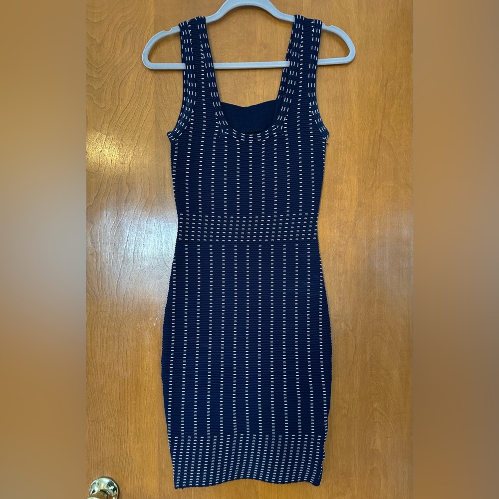 Navy Blue Bodycon Dress